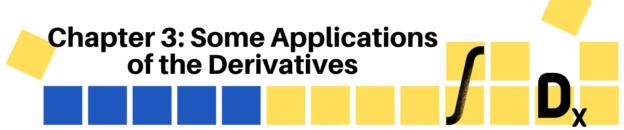 Chapter 3: Some Applications of the Derivative